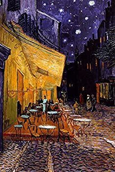 ヴィンセント・ヴァン・ゴッホ作「The Cafe Terrace」、アルル、夜のカフェテラス、1888年ポスター 24 x 36インチ