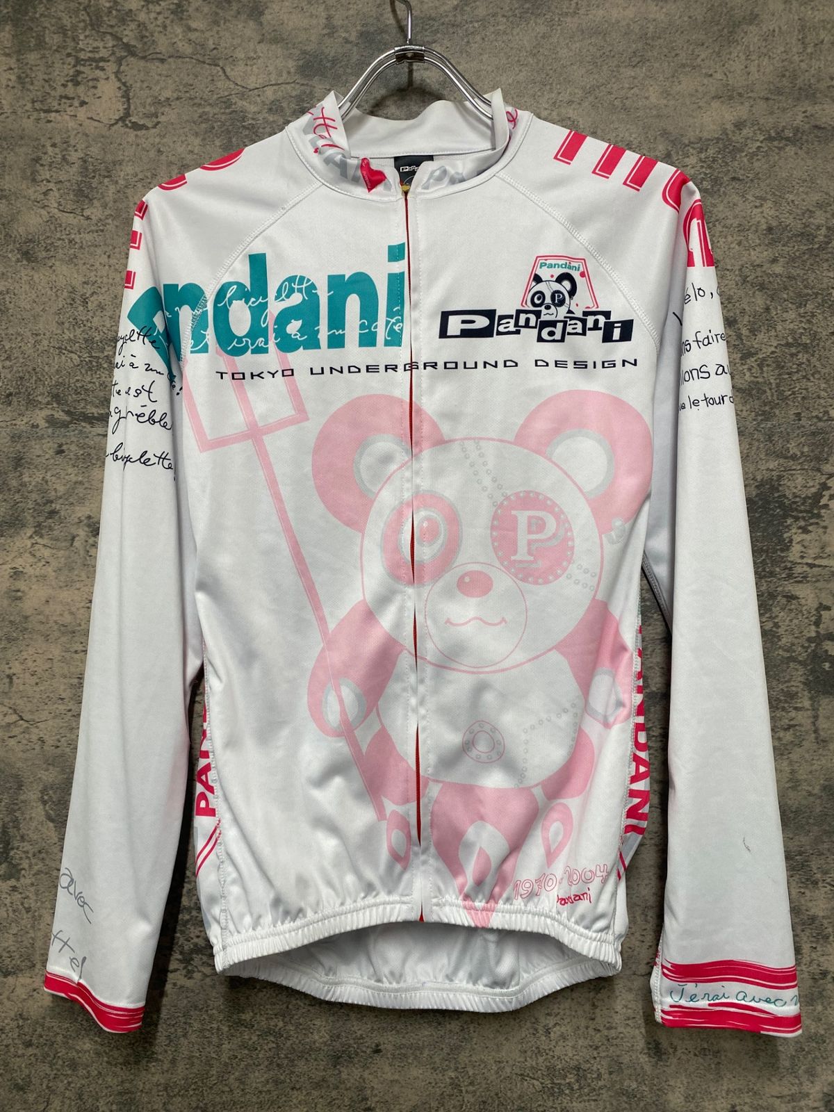 【セット】PANDANI サイクルジャージ Mサイズ 長袖と短パンヒブのセット JH865 パンダーニ Pandani 長袖 サイクルジャージ 白 L Pandani 新作