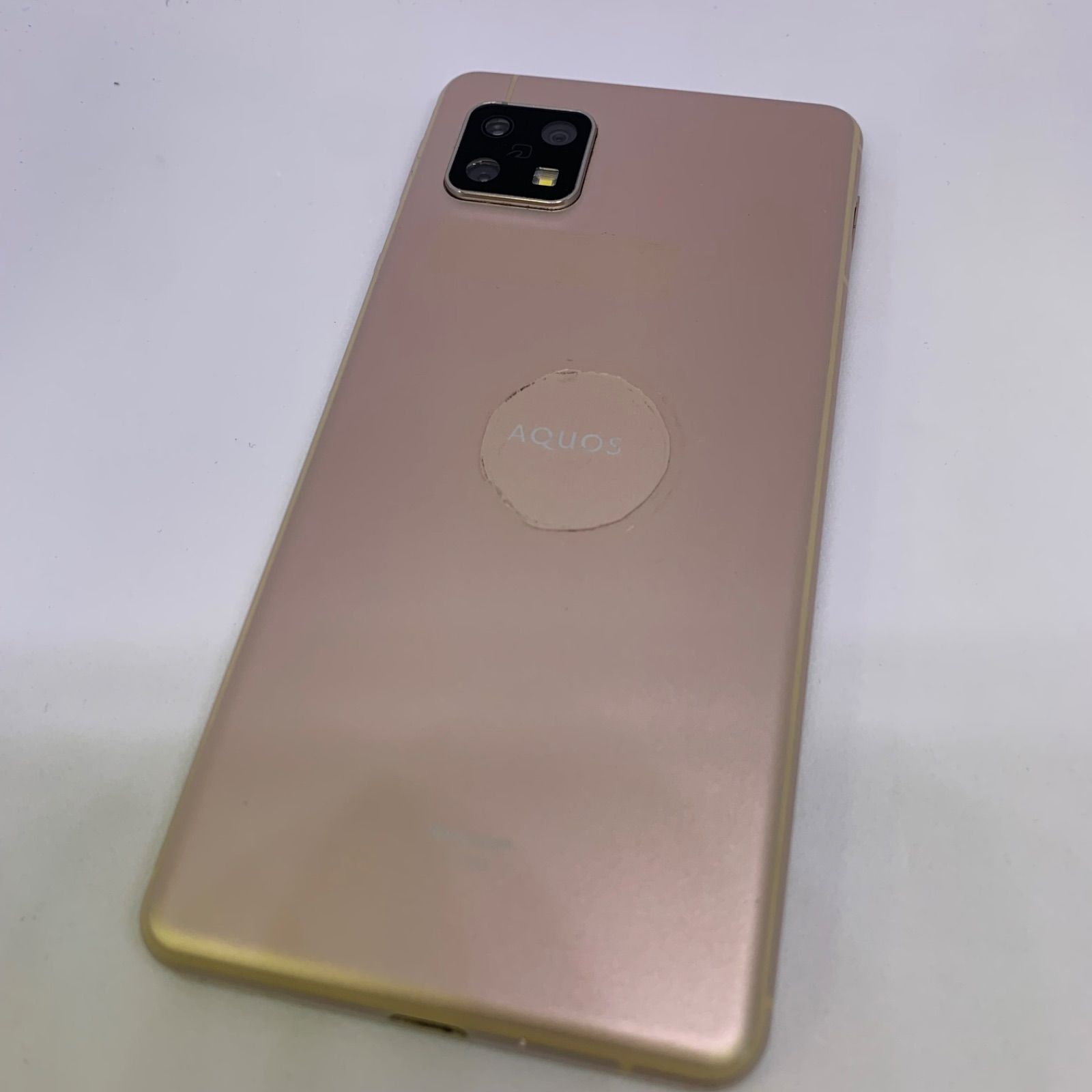 【中古品】au  AQUOS sense 5G  SHG03 ピンク