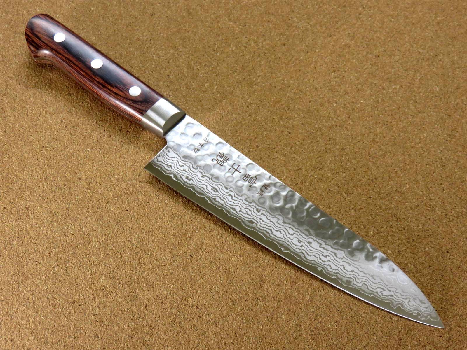 キッチン・食器 関の刃物 牛刀 18cm (180mm) 富士觀 ダマスカス 17層