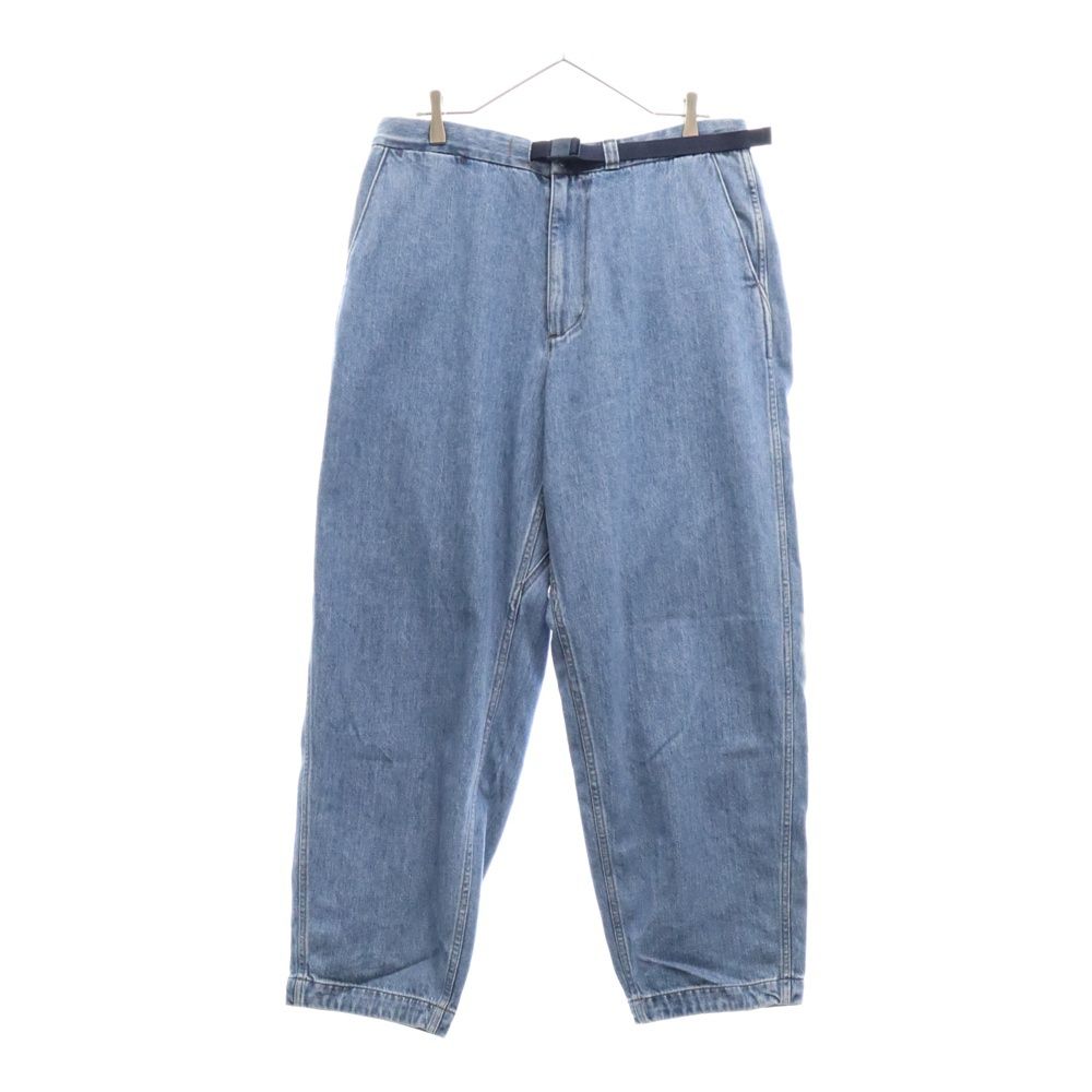 THE NORTH FACE PURPLE LABEL (ノースフェイスパープルレーベル) Denim Wide Tapered Pants ベルト付き ワイド テーパード デニムパンツ インディゴ NT5257N