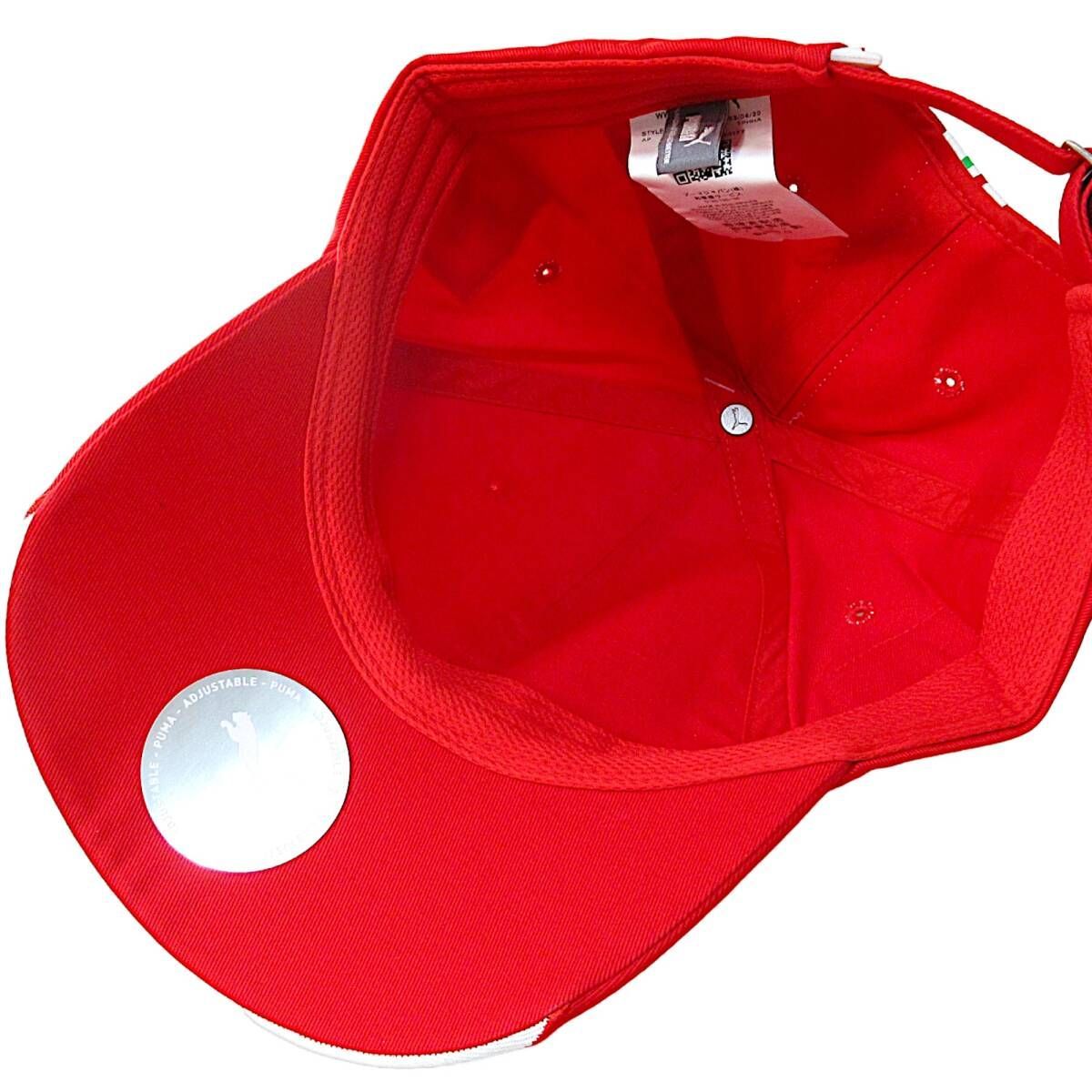 Ferrari fluffy ベースボールキャップ レディース レッド 赤