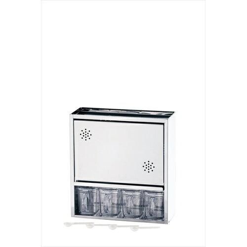 地震でも倒れない☆キッチンラックCentral4☆木目強調☆スパイスラック