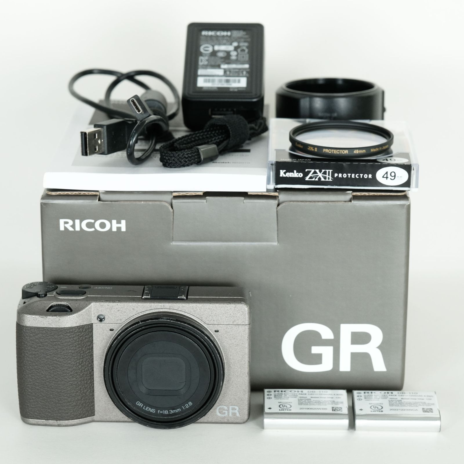 RICOH GR + ワイコンセット　予備バッテリー付き RICOH GR + ワイコンセット 予備バッテリー付き 2025年最新】RICOH GR