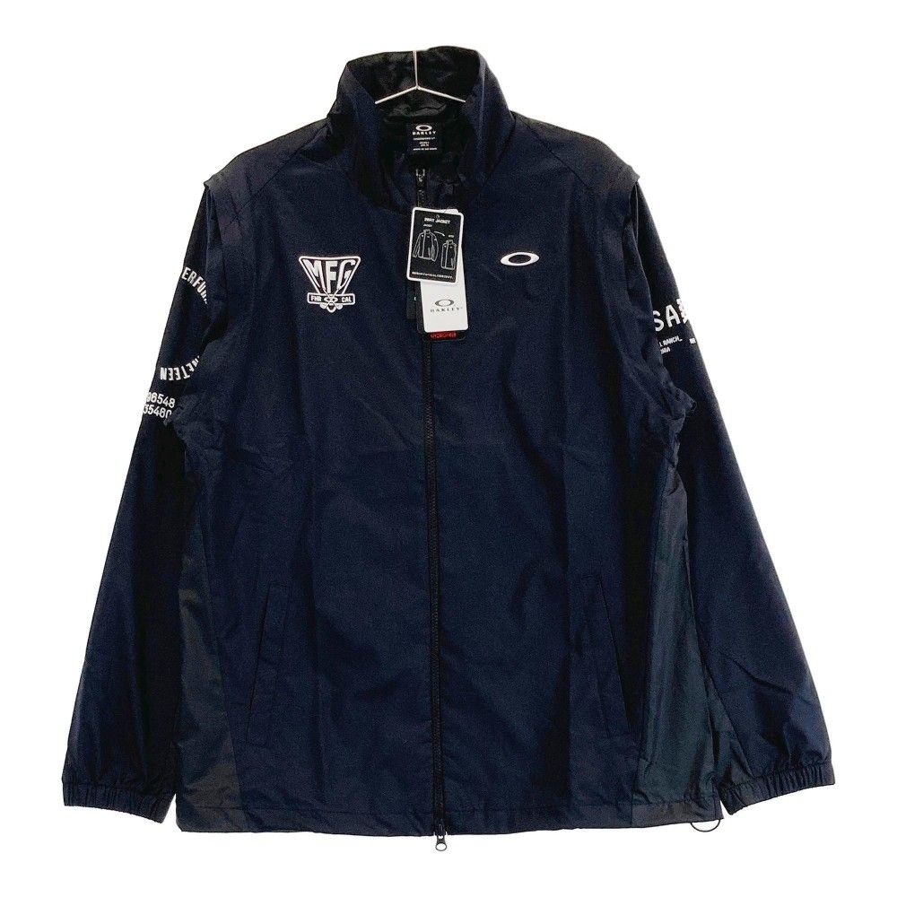 サイズ：XL OAKLEY オークリー FOA406420/2024年モデル 裏メッシュ 2WAY ウインドジャケット  ブラック系 [240101338958] ゴルフウェア メンズ ストスト