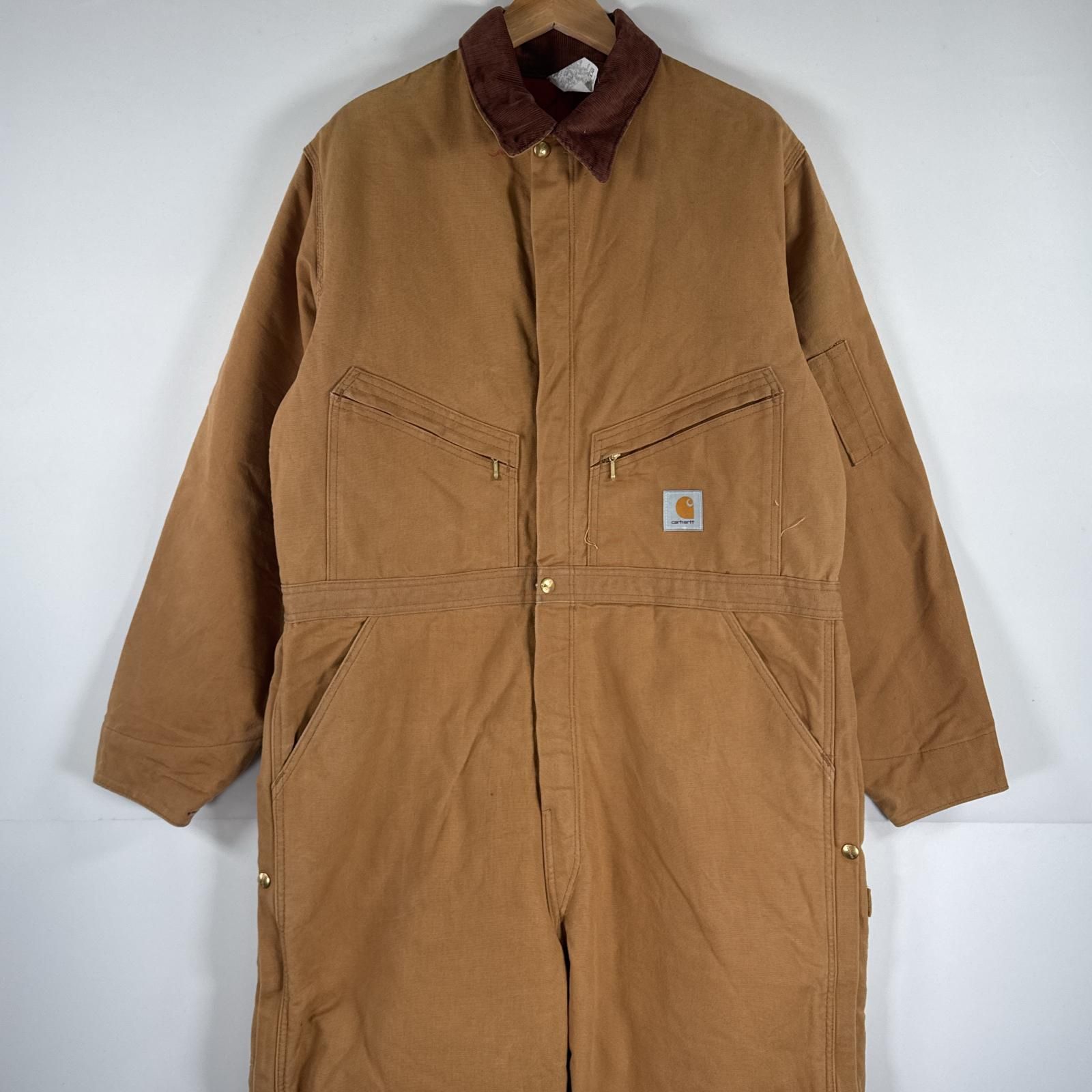 古着 90's/90年代 カーハート Carhartt USA製 長袖つなぎ ダック