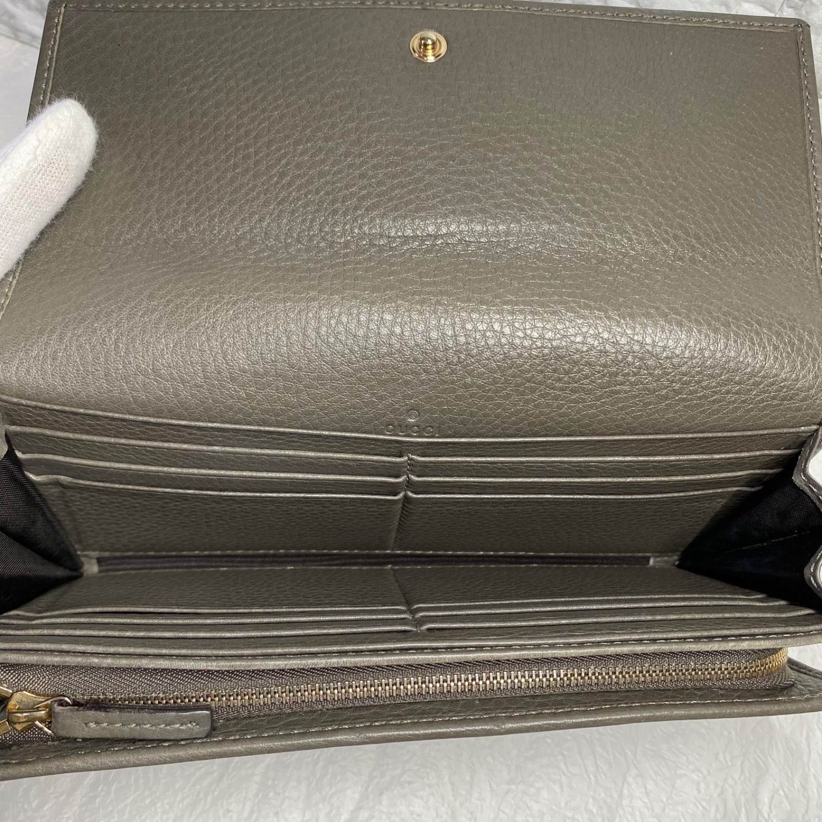 希少❗️🧡美品🧡GUCCI ホースビット カーキ 長財布 グッチ 2 - メルカリ