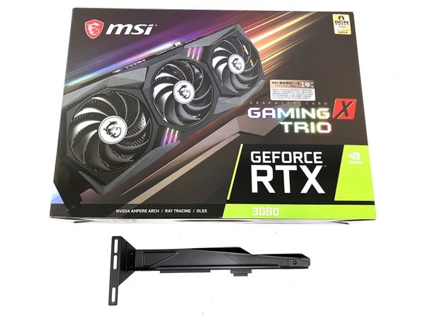 MSI GeForce RTX 3080 GAMING X TRIO 10G グラフィックボード グラボ ...