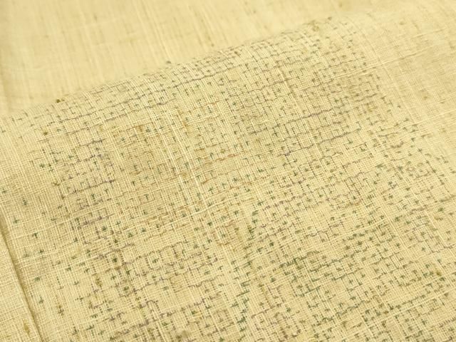 平和屋着物○結城紬 100亀甲 草花文 正絹 逸品 CAAS0148th - メルカリ