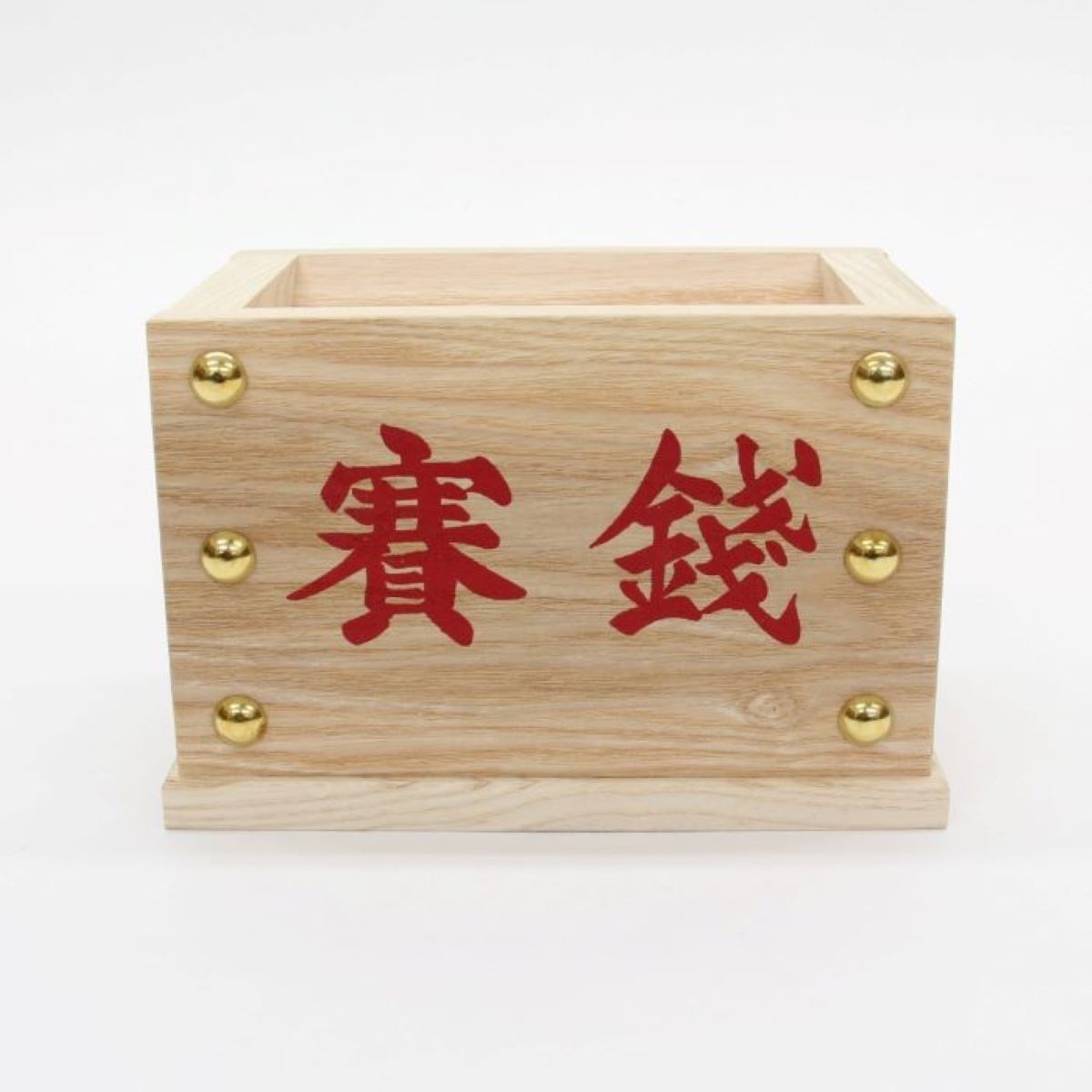 日本製・栓材】賽銭箱 6寸 返し蓋・文字入り品 【公式通販】