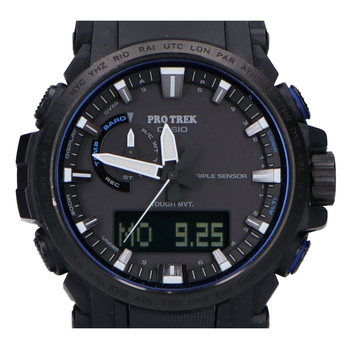 CASIO 腕時計 PROTREK タフソーラー 電波時計 MULTI BAND5 メタル