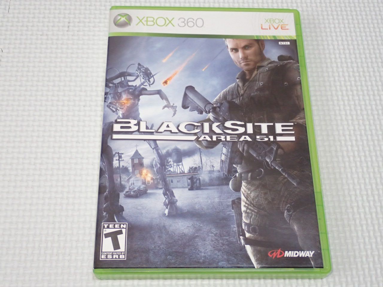 xbox360BLACKSITE AREA 51 海外版 北米版箱付・説明書付・ソフト付動作確認済