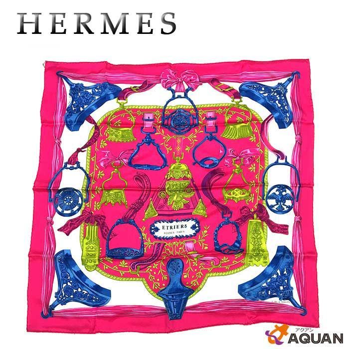 新品　HERMES　スカーフ　カレ70　ETRIERS　鐙柄　セールaq8177 セール HERMES エルメス スカーフ カレ70 ETRIERS 鐙柄 新品