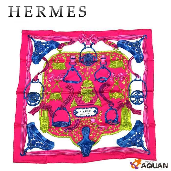 HERMES エルメス スカーフ カレ70 ETRIERS 鐙柄 新品 aq8177