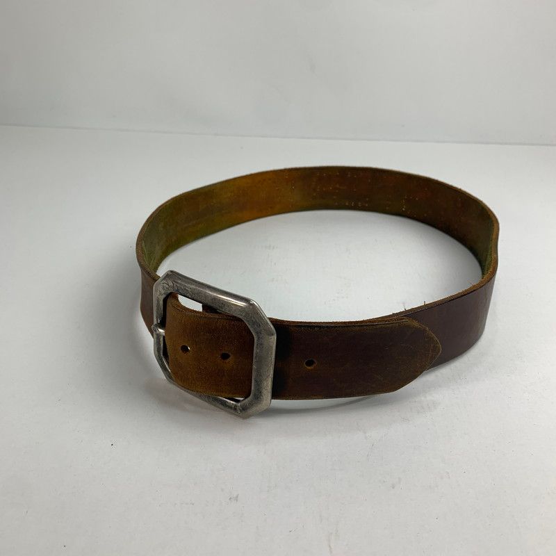 【中古品】HYSTERIC GLAMOUR ヒステリックグラマー スタッズレザーベルト サイズ：M カラー：ブラウン メンズ 【205-240505-st-4-fuz】