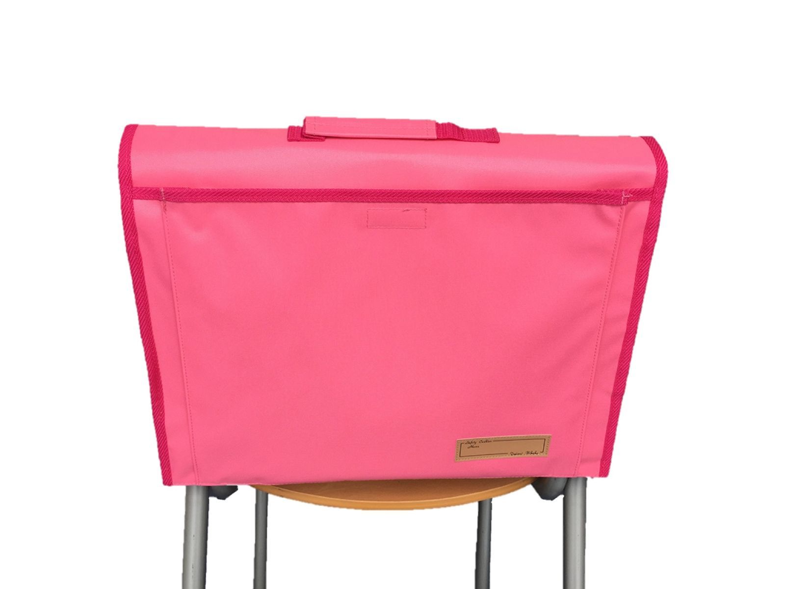 背もたれ式防災頭巾用ポケット付カバー