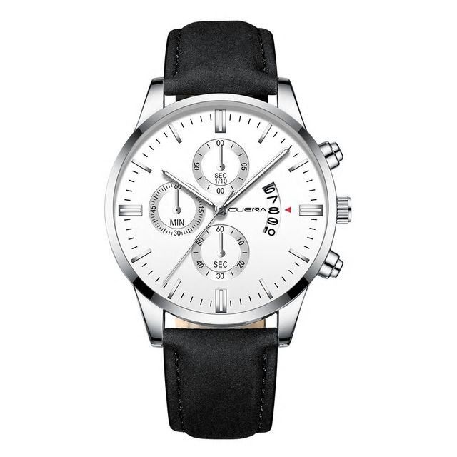 腕時計 アナログ クォーツ ウォッチ ビジネス シンプル 紳士 メンズ 高級腕時計 ファッション ステンレス スチール カレンダー Bsn-E-A