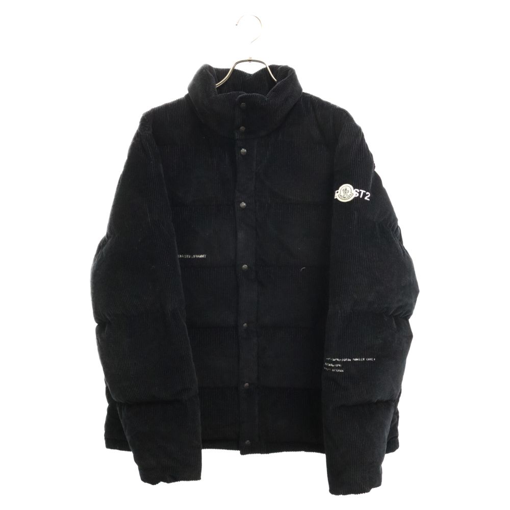 MONCLER (モンクレール) 22AW × FRAGMENT DESIGN GENIUS DONNIE × フラグメントデザイン ジーニアス  ドニー コーデュロイ ダウンジャケット ブラック H209U1A00012 M2363 - メルカリ