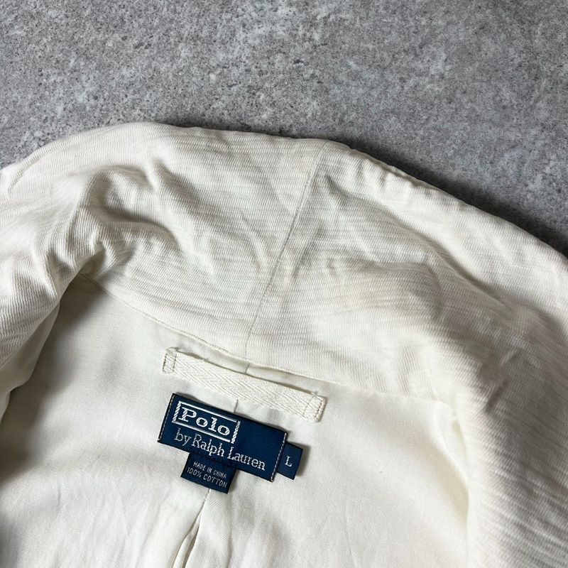 90s POLO RALPH LAUREN ミリタリー マッキーノ タイプ コットン