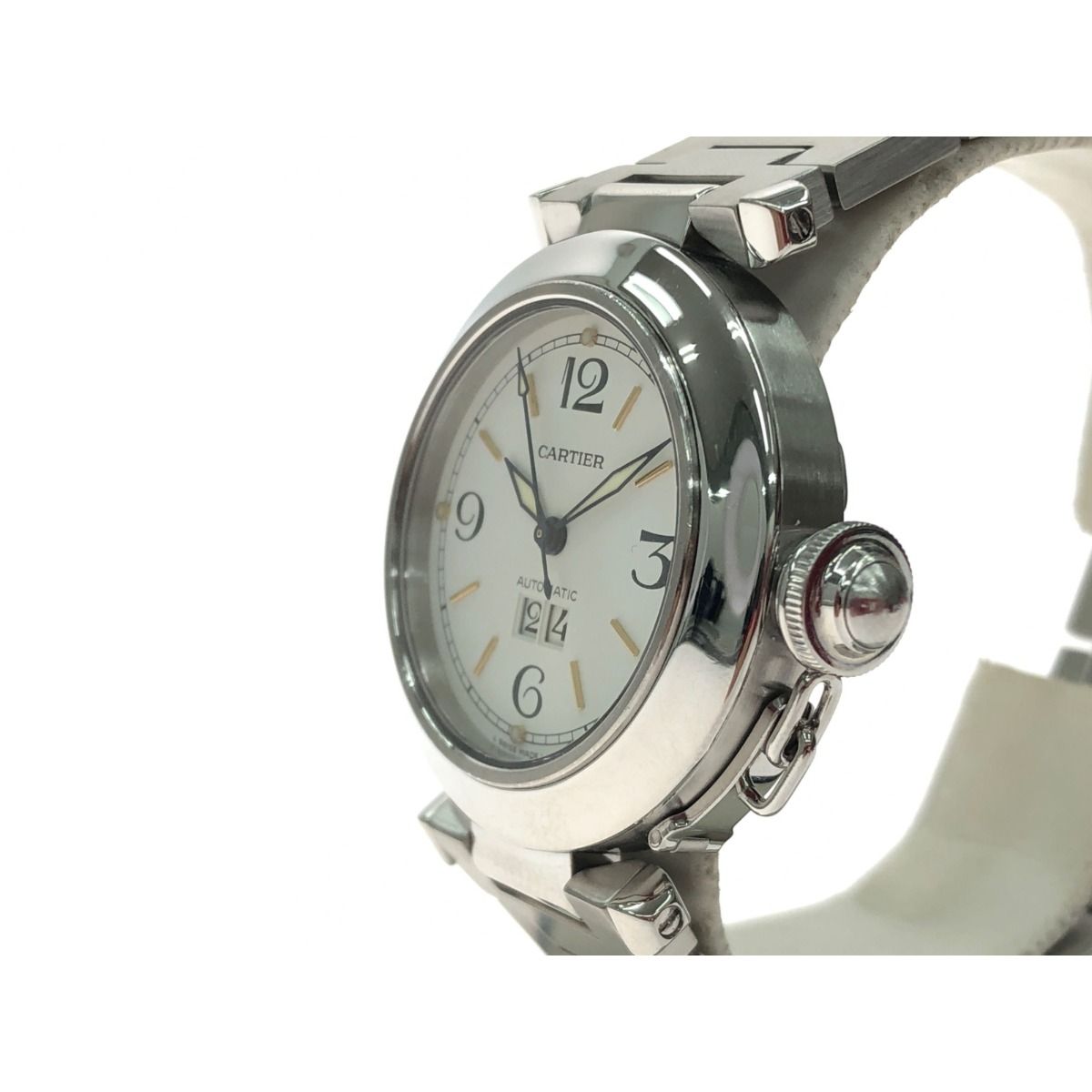 ▽▽Cartier カルティエ ユニセックス 自動巻き パシャC ビッグデイト