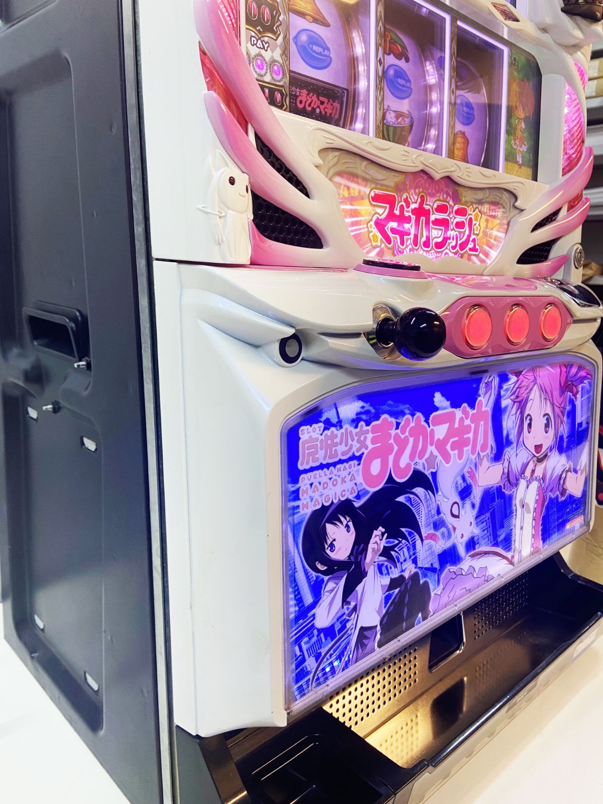 送料込】 パチスロ SLOT魔法少女まどか☆マギカ ☆塗装剥がれ補修済