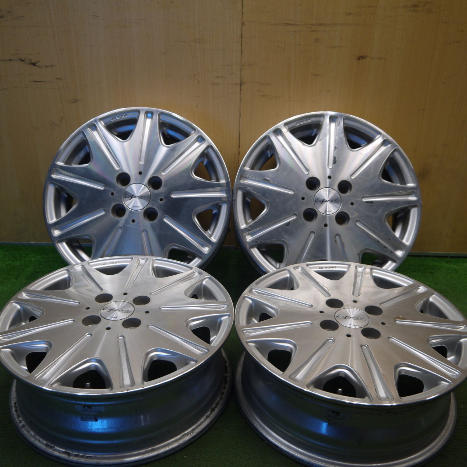 4本価格 WORK Efors Monoblock ワーク イーフォース モノブロック 15インチ ホイール 15×5JJ PCD100 4H 5100607Hホ