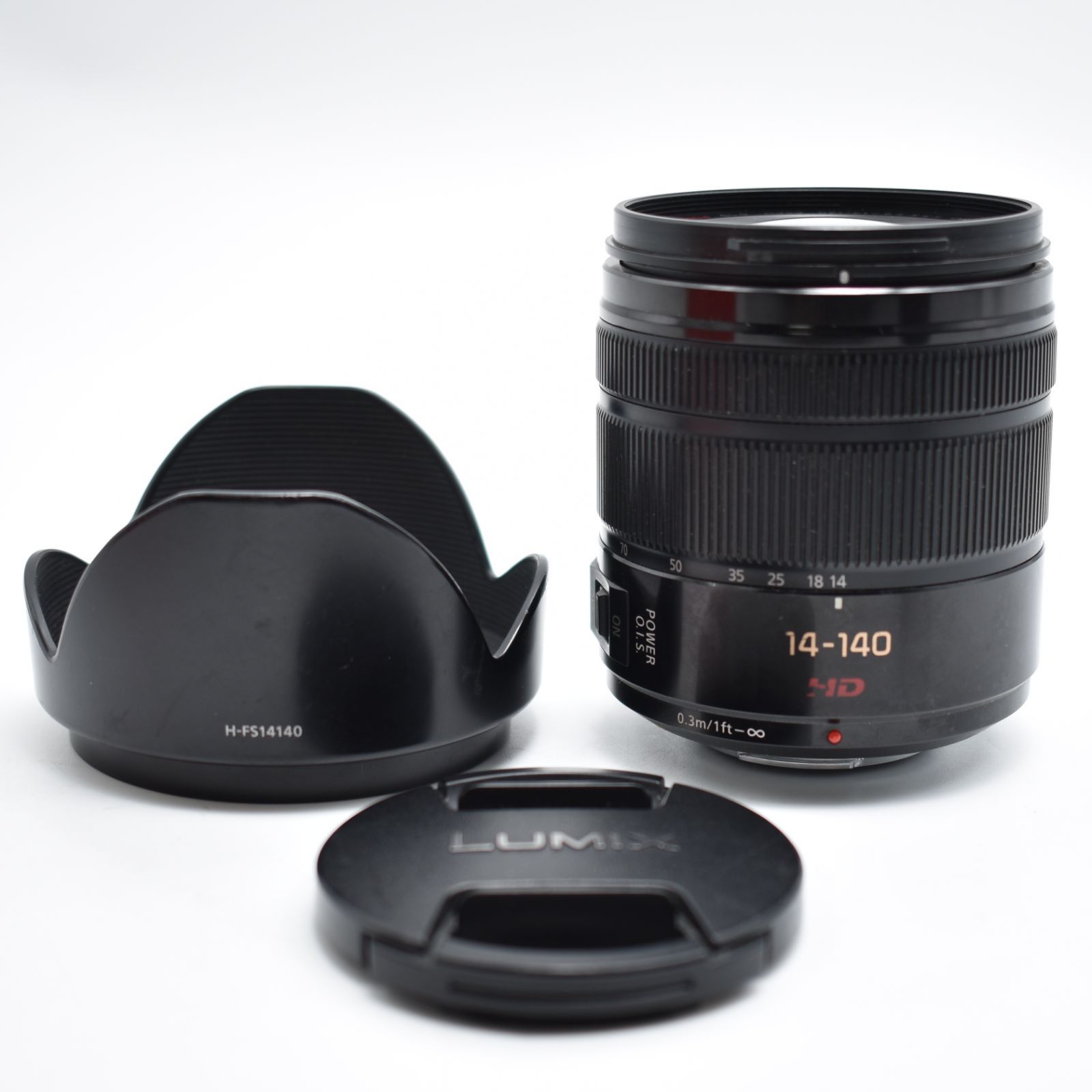 B 7998 パナソニック 望遠ズームレンズ マイクロフォーサーズ用 ルミックス G VARIO 14-140mm|F3.5-5.6 ASPH.|POWER O.I.S. ブラック H-FS14140-K