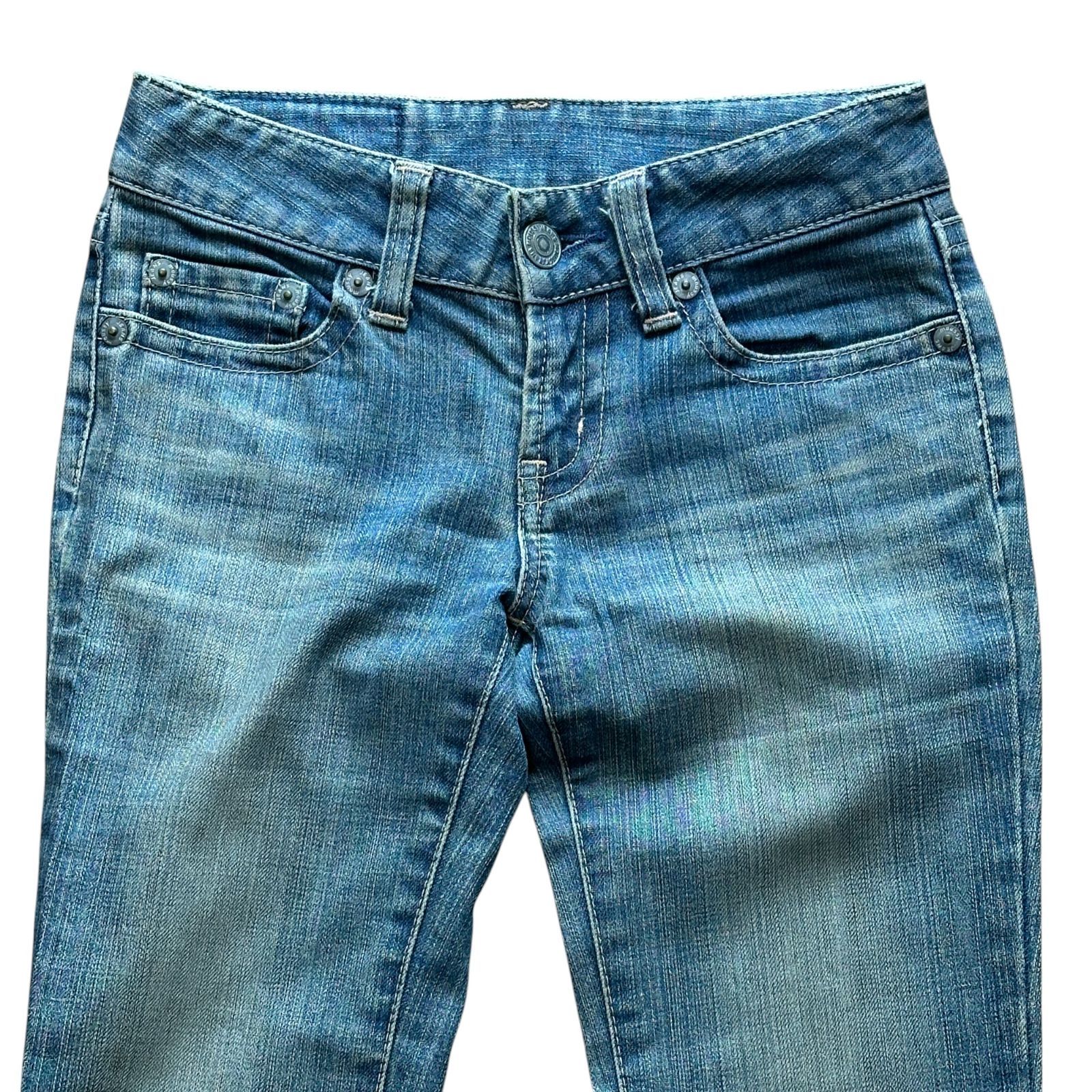 MOUSSY レディースS サイズ25 ローライズ ブーツカットデニム MOUSSY レディースS サイズ25 ローライズ ブーツカットデニム
