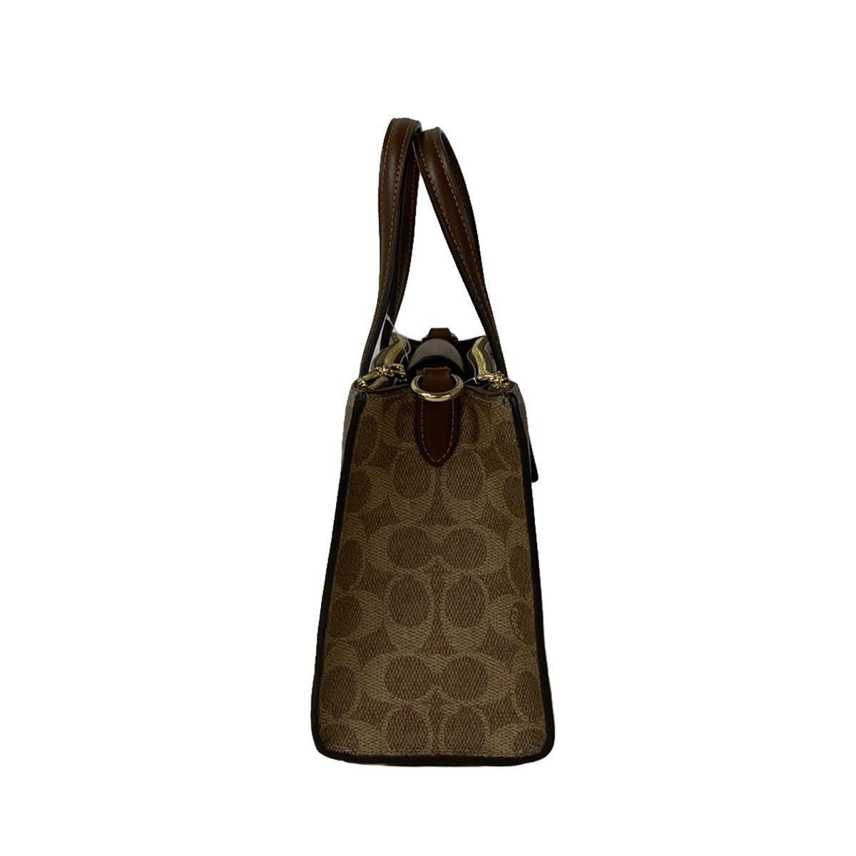 新品 コーチ COACH トートバッグ CITY ZIP TOTEBAG カーキ