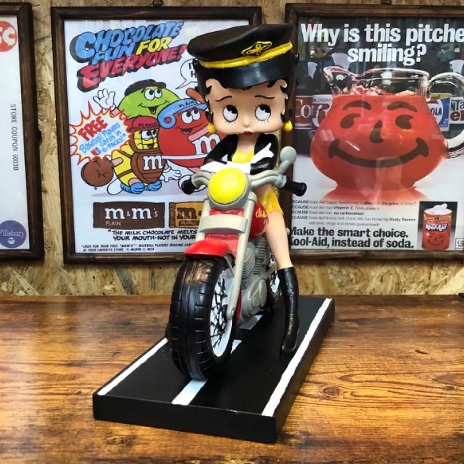 Betty Boop】 American Figure バイカー フィギュア ベティ