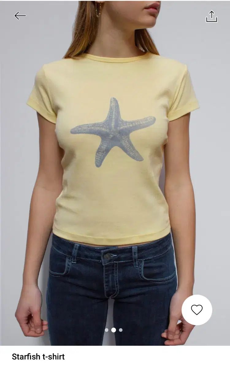Subdued 落ち着く Brandy Melville ブランディー メルビル starfish t shirt