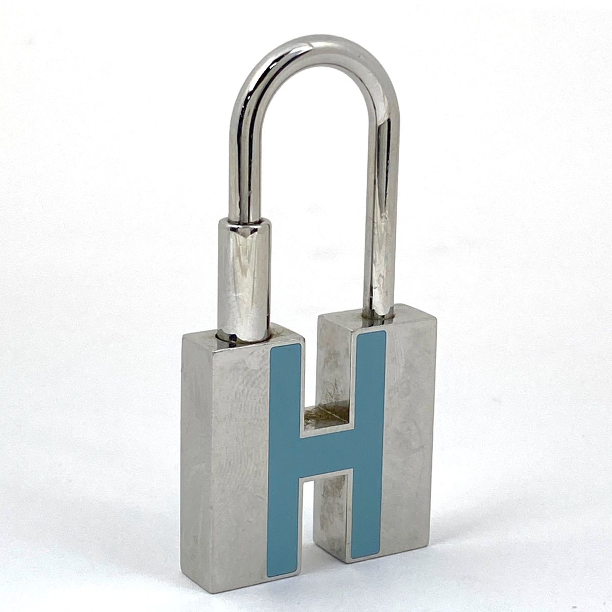 エルメス HERMES カデナ バッグチャーム ペンダントトップ キーホルダー バッグチャーム メタル シルバー レディース