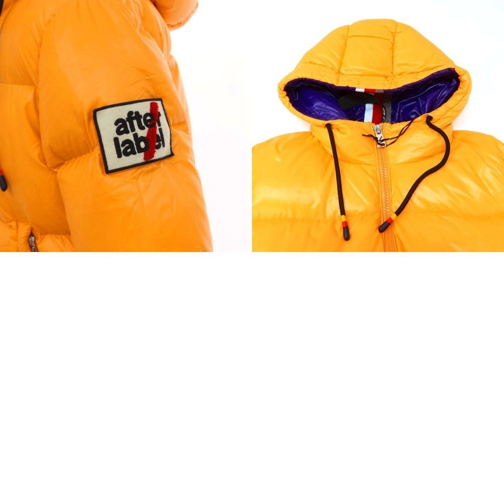 中古】アフターラベル afterlabel ナイロン フーデッド ダウン