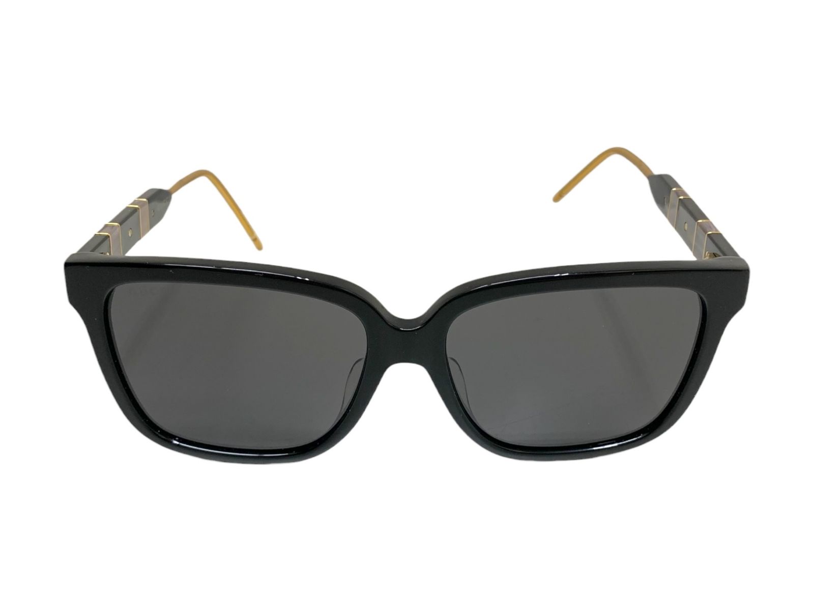 GUCCI (グッチ) サングラス ウェリントン GG0599SA ブラック ゴールド