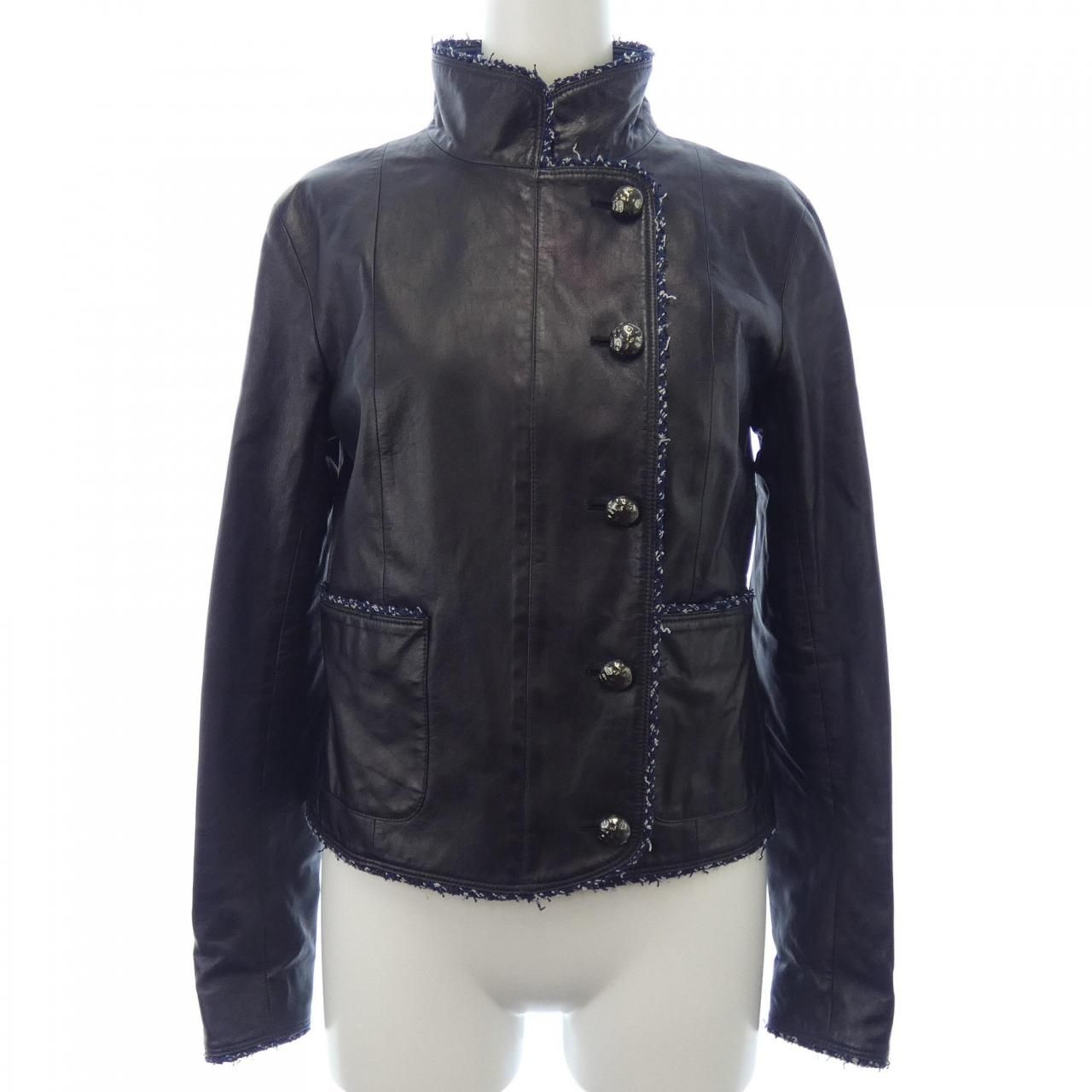 シャネル CHANEL レザージャケット