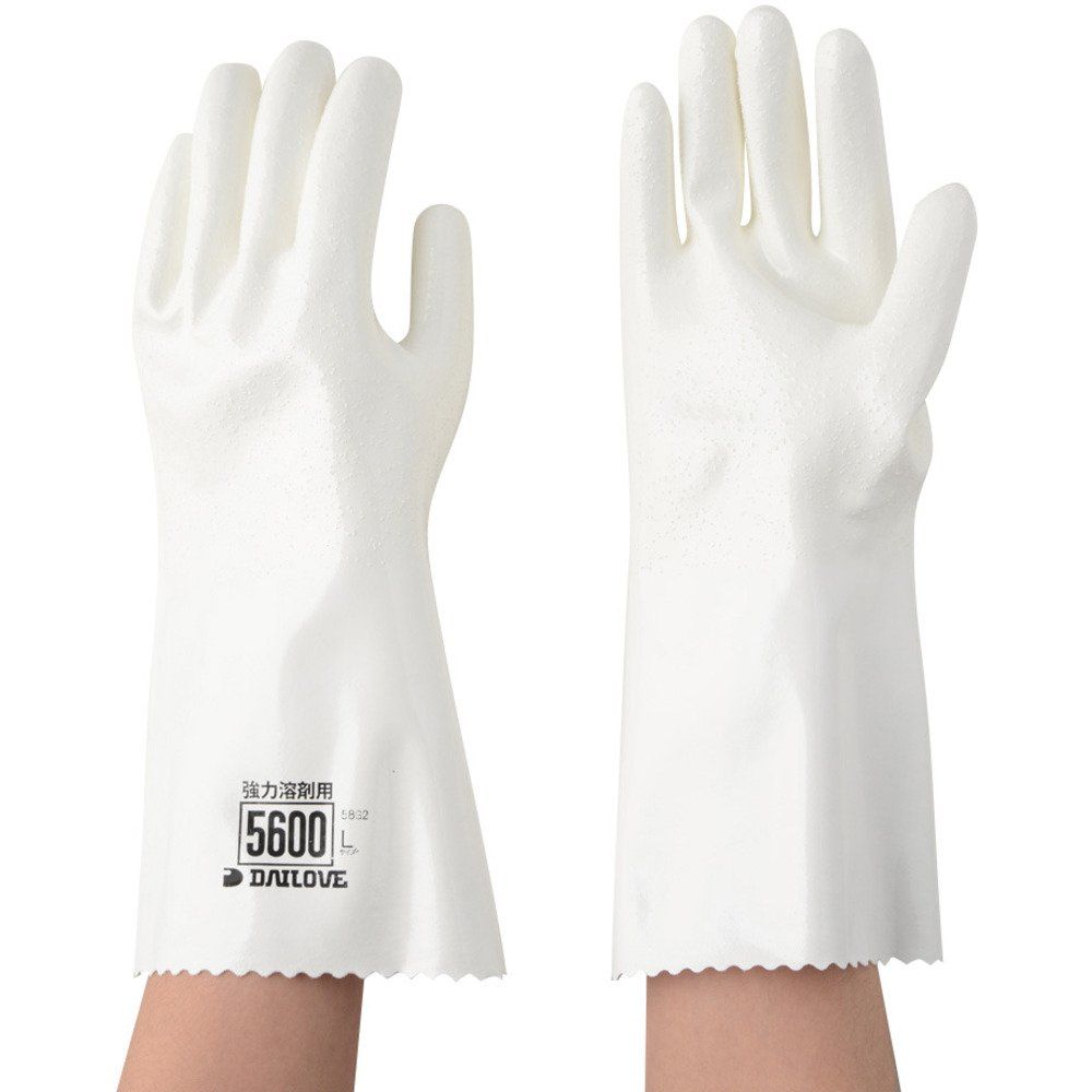 新品 DAILOVE(ダイローブ) 耐溶剤用手袋 ダイローブ5600(L) D5600-L 耐溶剤手袋(裏地付)