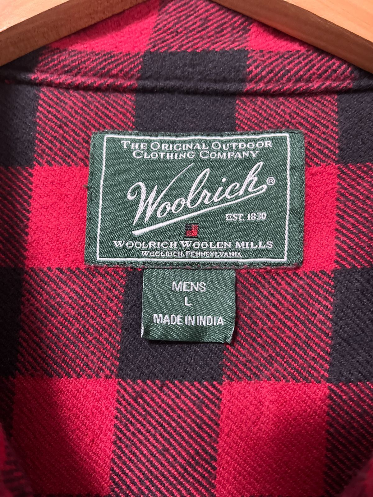 Woolrich(ウールリッチ) ネルシャツ レッド×ブラック バッファロー 