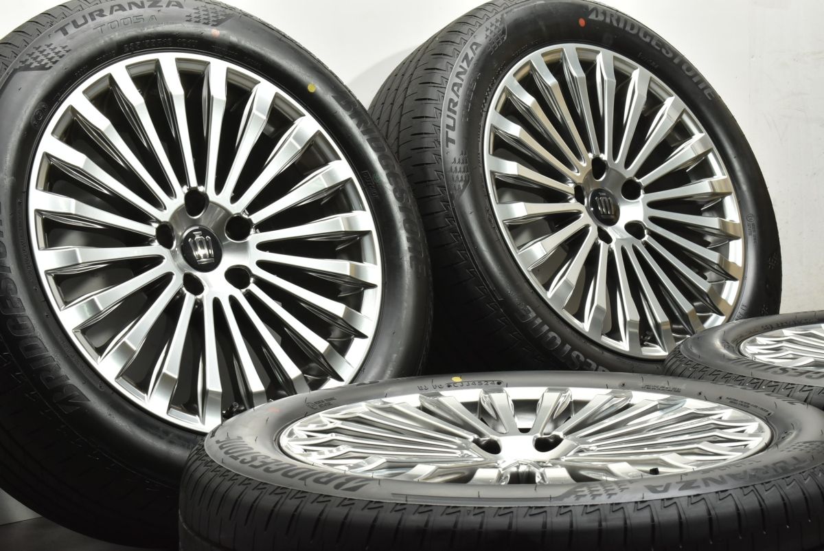 新車外し トヨタ クラウンセダン 純正 19in 8J 30 PCD120 ブリヂストン トランザT005A 235 55R19 製造 4本 MIRAI流用にも