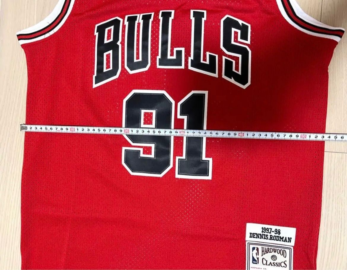 デニス ロッドマン】NBA BULLS ブルズ ユニフォーム ゲームシャツ