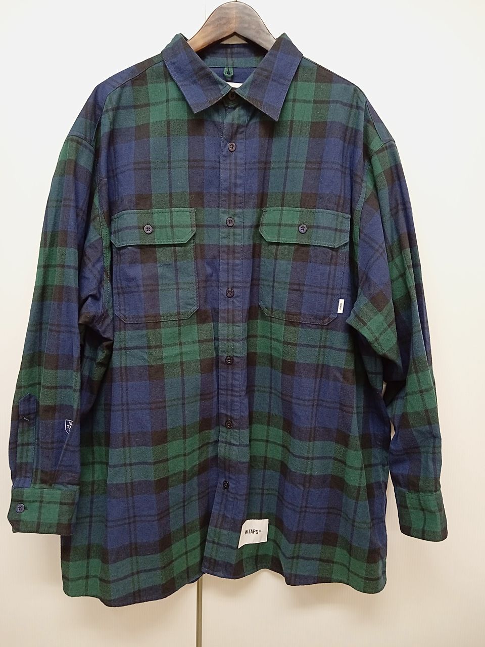 WTAPS ダブルタップス 22AW DECK LS フランネルシャツ 222TQDT-SHM01