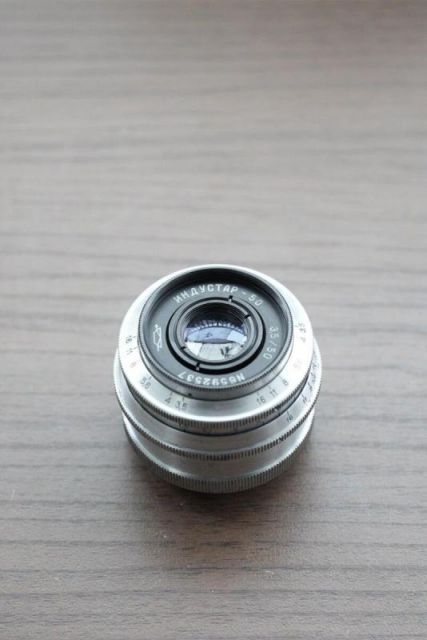 Industar-50 50mm f3.5 ライカLマウント L39 2 分解清掃済 シルバー Industar-50 50mm f3.5 ライカLマウント