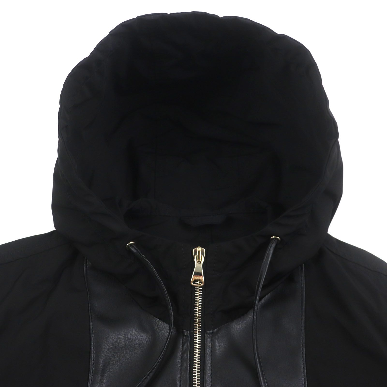 極美品▽EMMETI エンメティ レザー使い ダブルジップアップ