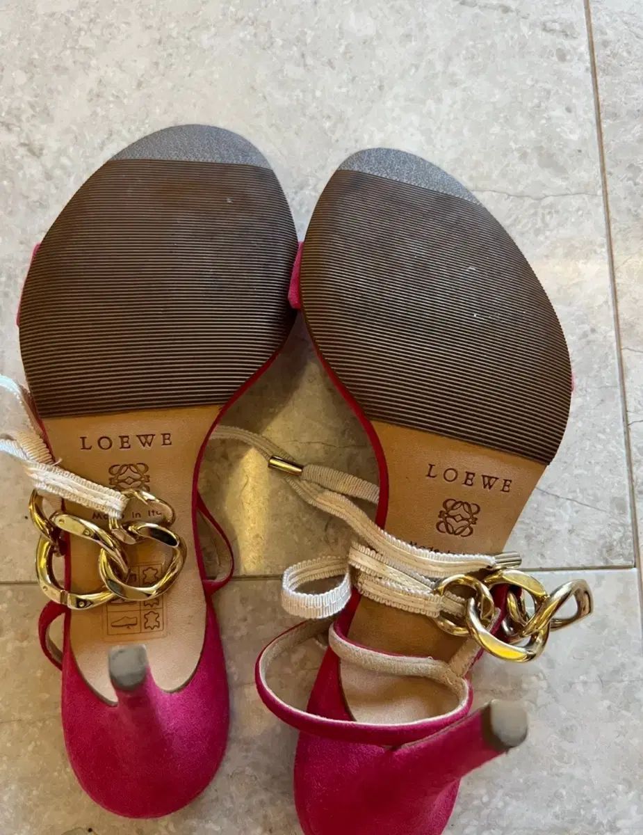LOEWE サンダル 38 LOEWE ロエベ サンダル CAMPO SANDAL グルカサンダル ブラック