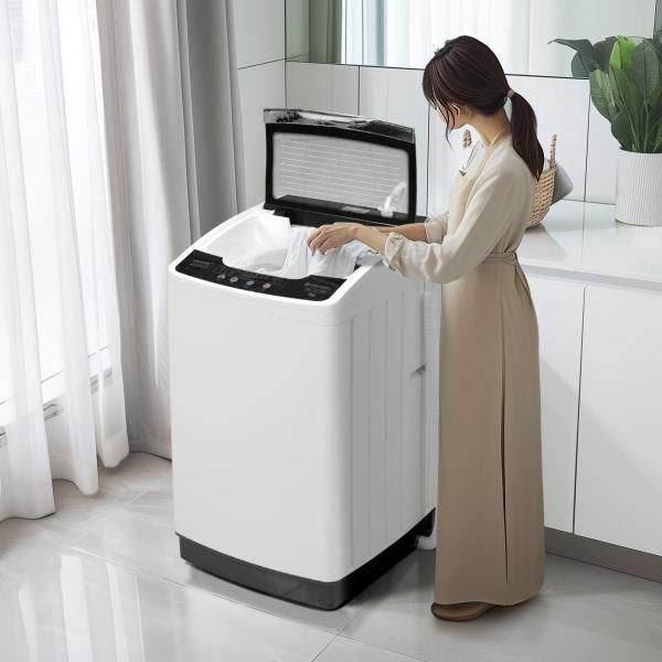 洗濯機 大容量 家庭用 8kg 風乾燥モード 全自動洗濯機 縦型洗濯機 10段階水位 洗浄力抜群 チャイルドロック ステンレス槽 槽洗浄コース 新生活 爆買 WWW_KANDAIZUMI_COM