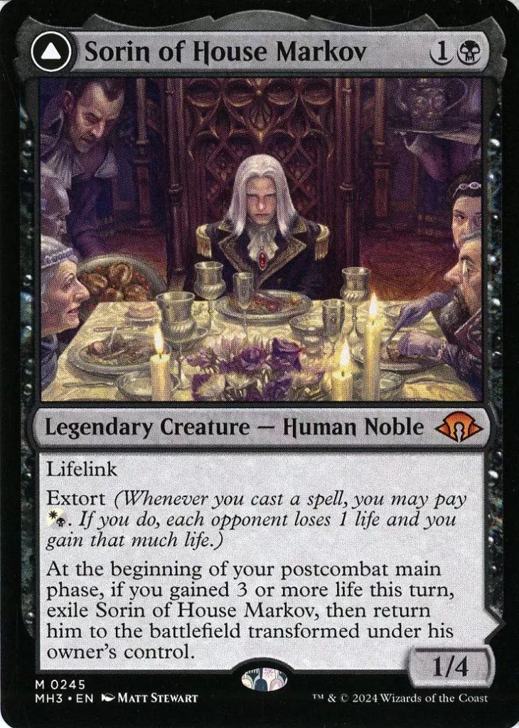 中古】マジックザギャザリング 0245[神話R]：【MH3】Sorin of