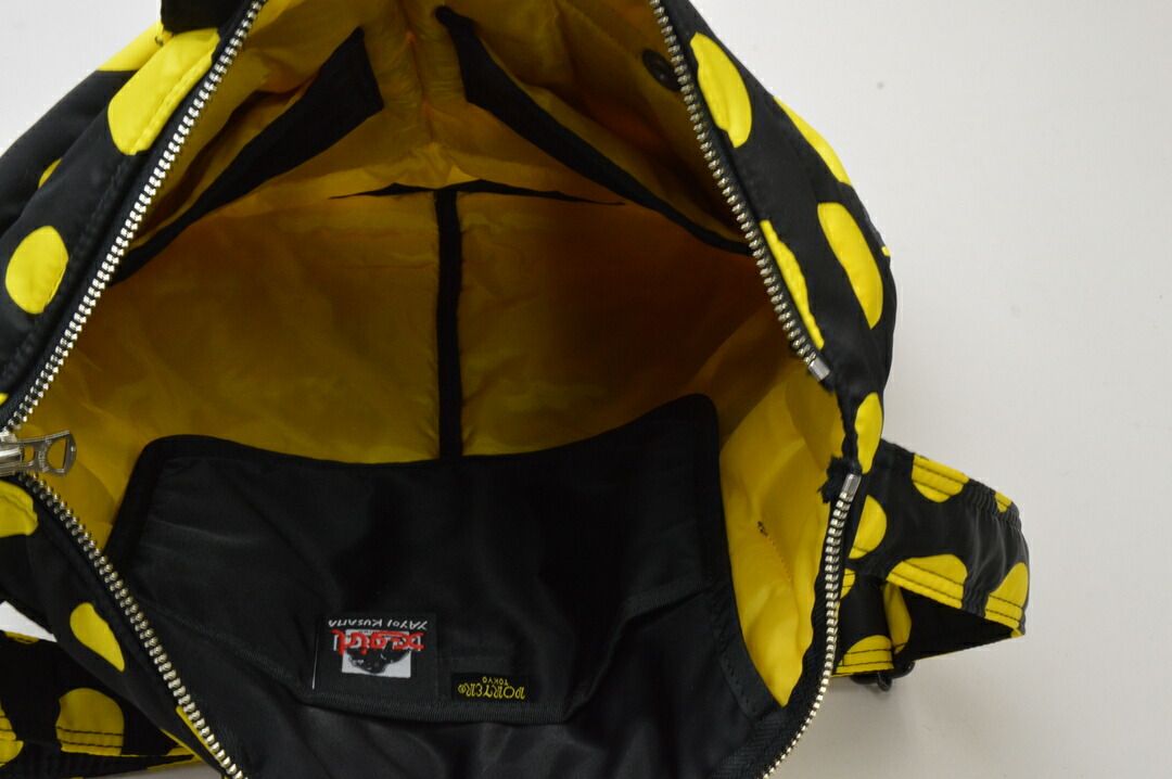 ポーター X-girl×YAYOI KUSAMA×PORTER ヘルメットバッグ 草間彌生 2WAY