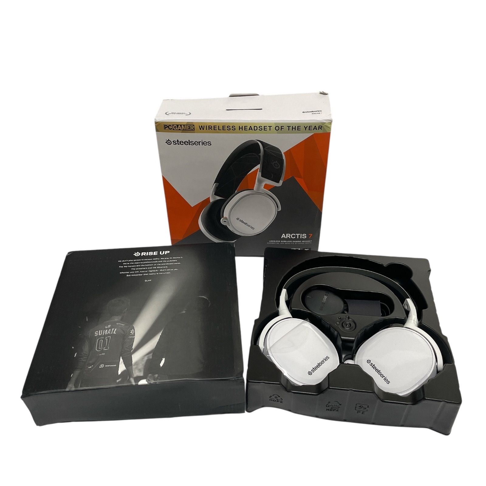 WJ19 スティールシリーズ SteelSeries Arctis 7 White ゲーミングヘッドセット ホワイト ゲーム 音楽 LAWEED_CL