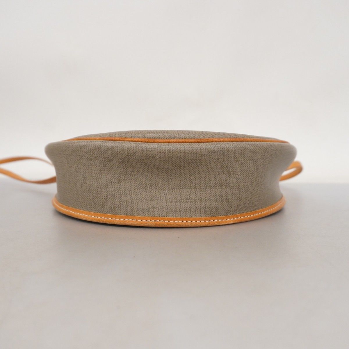 5ma0565】クリスチャンディオール ショルダーバッグ PVC レザー グレー  