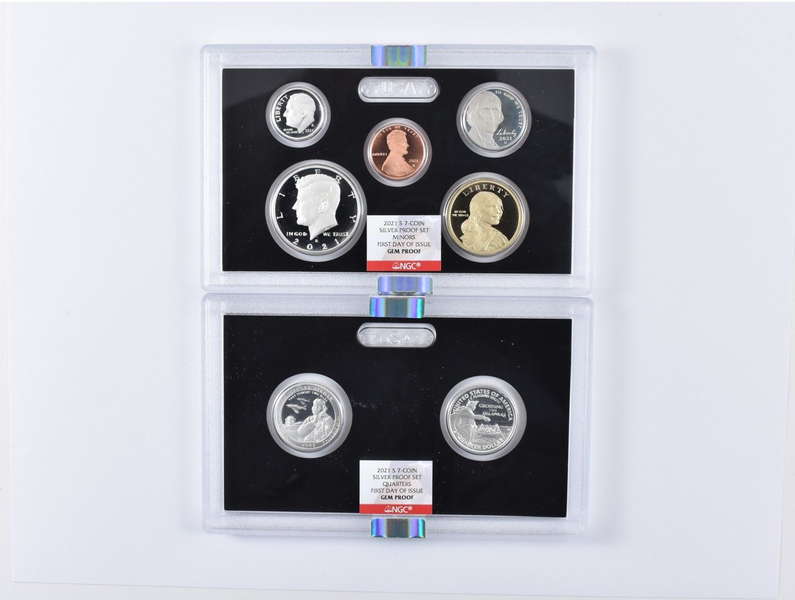 2021S 7枚セット コインシルバープルーフセット FDOI ジェムプルーフ NGC