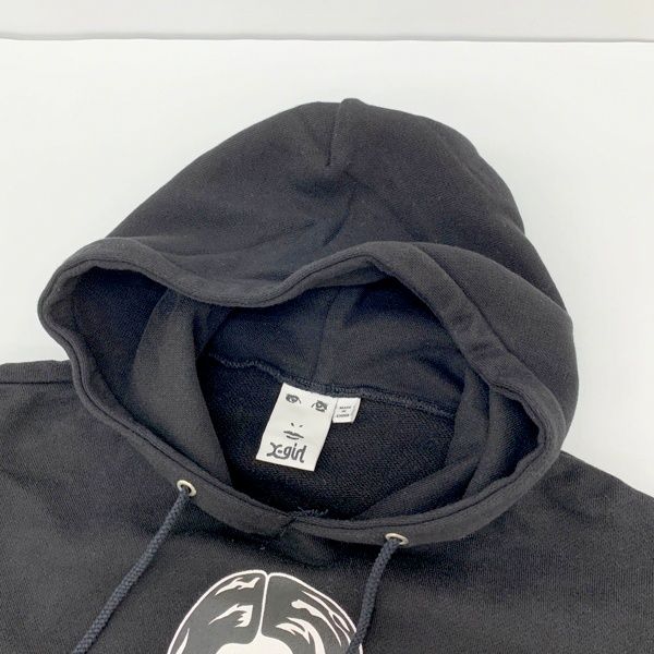 ヒステリックグラマー　ガールパーカー　ブラック HYSTERIC GLAMOUR（ヒステリックグラマー）の「HELL GIRL